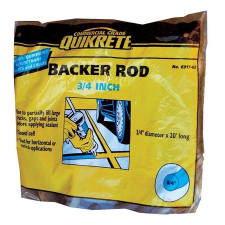 QUIKRETE Caulk Backer Rod 3/4In X 20Ft 6917-42